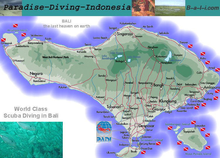 Bali Tauchplätze & Tauchplatzbeschreibungen